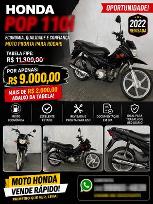 HONDA POP 110i HONDA POP 110i
